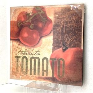 Huntington Home Wall Plaque Toamato Kitchen Decor